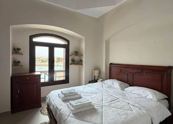 شقة Sabina Premium 3br Villa, Gouna Lagoon View, Private Pool الغردقة
